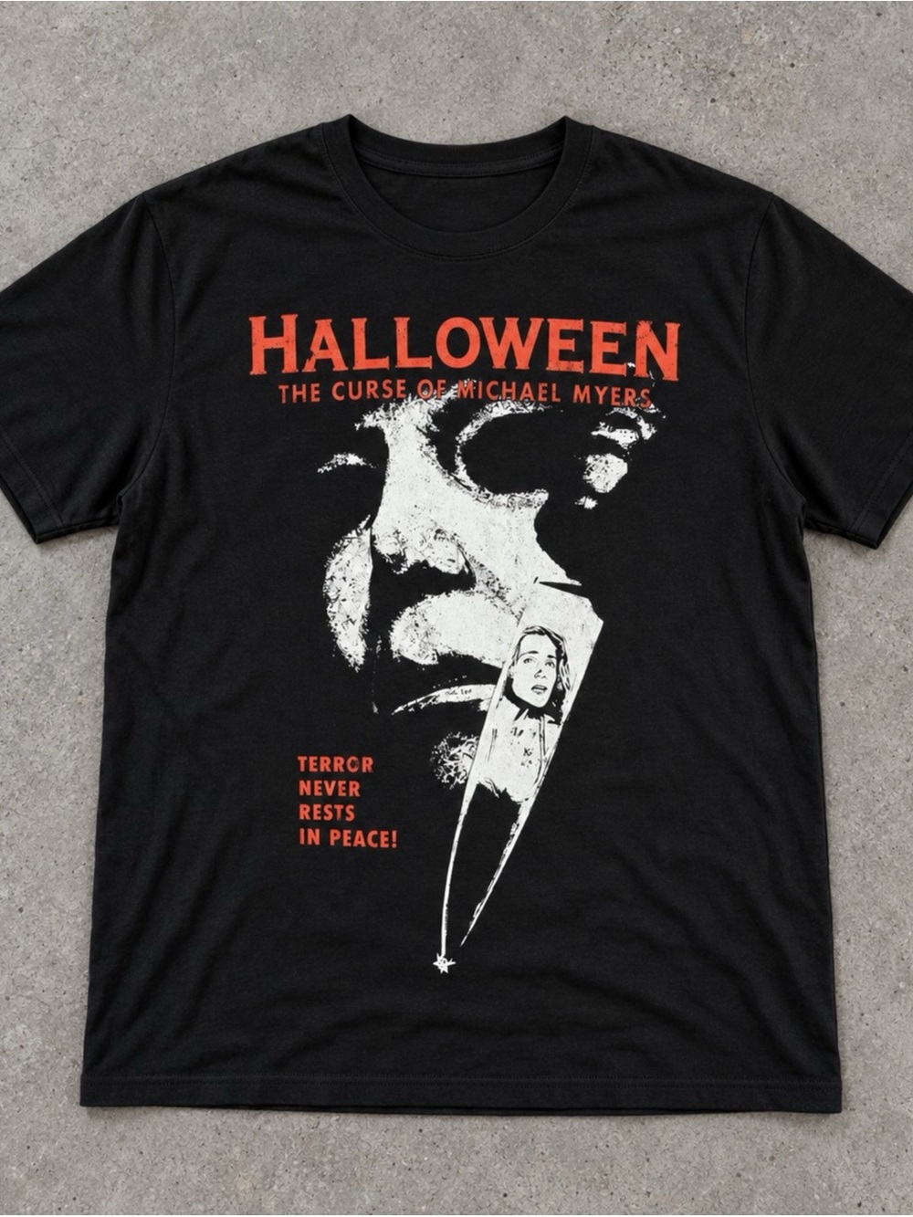 Halloween The Curse of Michael Myers Black Gildan T-Shirt